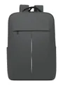 Professioneller minimalistischer grauer Business-Laptop-Rucksack für Herren auf Reisen - Einheitsgröße / Dunkelgrau