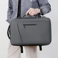 Veelzijdige uitbreidbare grijze zakelijke laptoprugzak voor reizen en woon-werk - Grijs