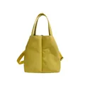 Large yellow crossbody cup holder bag with adjustable strap for commuting and travel - One Size / Yellow