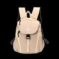 Leichter beige wasserabweisender Wanderrucksack mit stilvollem Outdoor-Kontrastdesign - Einheitsgröße / Beige