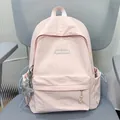 Zaino scolastico rosa minimalista leggero con simpatico dettaglio ciondolo a stella - Rosa