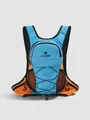 Blue and orange lightweight hydration pack for outdoor cycling and hiking - One Size / Blue