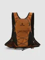 Professional orange grid hydration backpack for outdoor cycling hiking and running - One Size / Brown