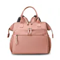 Rosa multifunktionaler Windelrucksack mit wasserdichtem Stoff für Babypflege - L / Khaki