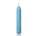 Light blue pearlescent sealing wax stick with built-in wick and vintage embossed fleur-de-lis - Sky Blue Sealing Wax Stick