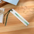 Eleganter Metall-Kugelschreiber mit grünem Farbverlauf in weißer Geschenkverpackung - 0.7 Spitze / Grüner Farbverlauf