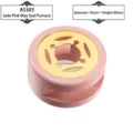 Horno para sello de lacre rosa con placa dorada, una herramienta DIY de 76mm x 40mm - Horno para Cera (AS-303) / Rosa
