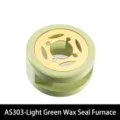 AS303 macaron light green wooden wax seal melting furnace for DIY craft stamp melting tools - AS303 - Light Green Wax Melting Furnace
