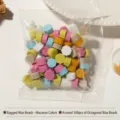 Perle di cera ottagonali color macaron per sigilli, circa 100 pezzi per confezione - 100 Pezzi/Confezione (Busta) / Macaron Multicolore (Stile Macaron)