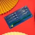 Σετ πένας καλλιγραφίας σμαραγδί με 6 διάφορες μεταλλικές μύτες για γράμματα - Σετ (1 Πένα 6 Μύτες) / 0.5mm / Πράσινη Ρητίνη (CA129004)