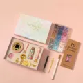 Complete jade pink cherry blossom wax seal stamp kit including melting furnace and beads - Deluxe Kit (J5 Accessories + K14 Jade Pink) / Jade Pink