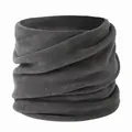 Detalle de un cálido calentador de cuello de forro polar de poliéster gris oscuro de invierno - 2# / 25*22cm / Gris
