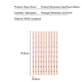 Eco-friendly pink paper straws with gold foil dots for party decorations, 10pcs pack - 10 Pieces Pack / Pink Gold Polka Dot Straws