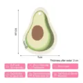 Komprimierter Zellstoffschwamm in Avocadoform für effizientes Geschirrspülen - Avocado / 9.5x7cm