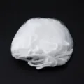 Large size disposable kitchen sink filter mesh nets for drain, 50-pack bundle white - White
