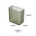 Caja de almacenamiento magnética de pared verde transparente, 92 mm x 48 mm x 100 mm. - 92x48x100mm / Verde Transparente