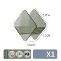Caja de almacenamiento magnética de pared verde transparente para el refrigerador - 1 Pieza / Verde Traslúcido