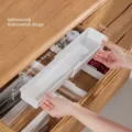 Organizador de cajones extensible blanco de plástico, largo de 25 a 41,5 cm - Extensible (25-41.5cm) / Blanco