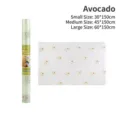 Avocado pattern waterproof drawer liner and cabinet mat available in three size options - 30*150cm / Avocado