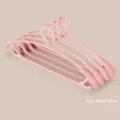 Durable pink non-marking wide shoulder clothes hanger with anti-slip surface for home - 1 Piece / Blue