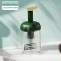 Portable manual foam maker for face wash and shampoo in dark green elegant finish - Dark Green