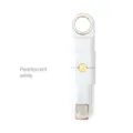 Pearlescent white multi-functional kitchen cleaning brush for stoves and narrow gaps. - Pearl White