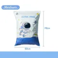 Medium 50x70cm vacuum compression storage bag featuring a cute astronaut pattern - 50*70cm / Astronaut Style Medium