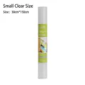 Transparent EVA drawer liner roll, waterproof and cuttable kitchen mat, size 30x150cm - 30x150cm / White