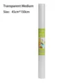 Transparent EVA drawer liner mat, waterproof and non-slip cabinet sheet, 45cm x 150cm - 45x150cm / White