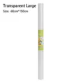 Large transparent EVA shelf liner roll for kitchen cabinets, 60x150cm waterproof mat - 60x150cm / White