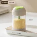 Green press-type quantitative seasoning dispenser bottle for kitchen storage 1 piece - 1 Piece / Green