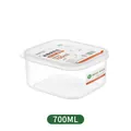 700ml lebensmittelechte antibakterielle Kühlschrank-Aufbewahrungsbox - Japanisch Antibakteriell Transparent (700ml) / 700ml