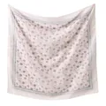 Elegante roze gebloemde polyester vierkante sjaal voor dames hoogwaardige mode - 2# (Roze Paarse Roos)