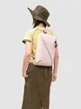Sac à dos léger en nylon rose pâle pour le yoga et le fitness, style minimaliste - Taille unique / Rose Pêche