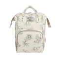 Zaino borsa fasciatoio impermeabile grande capacità con motivo scoiattolo crema - Stile con Stampa Scoiattolo / Bianco
