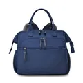 Dunkelblaue Wickeltasche Rucksack mit großem Fassungsvermögen und vielen Taschen - L / Dunkelblau