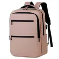 Mochila ejecutiva rosa para portátil con puerto de carga USB - Rosa
