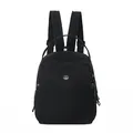 Elegante mini zaino nero in nylon impermeabile per viaggi e pendolarismo quotidiano - Taglia unica / Nero
