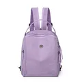 Elegante mini zaino impermeabile color lavanda per il pendolarismo e i viaggi delle donne - Taglia unica / Viola