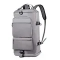 Großer multifunktionaler grauer Reise-Rucksack für Geschäftsreisen und Fitness - Einheitsgröße / Grau