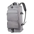 Large capacity gray multifunctional travel backpack for fitness and short business trips - One Size / Gray