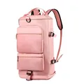 Vielseitiger rosa Reiserucksack mit großer Kapazität für Fitness und Kurztrips - Einheitsgröße / Rosa