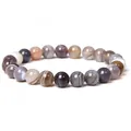 8mm natural striped agate beads stretch bracelet for women jewelry - 19cm / Persian Gulf Agate
