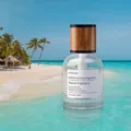 Refillable ocean scented car air freshener fragrance bottle with natural wooden cap 160ml - Ocean