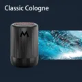 Klassieke Keulen geurende solide auto luchtverfrisser in elegant zwart geribbeld design - Klassieke Eau de Cologne