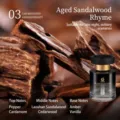 Hochwertiges Auto-Aroma-Parfüm in Schwarz und Gold mit einem edlen Adlerholz-Duft - Adlerholz Sandelholz