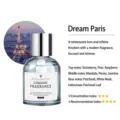 Élégant flacon de parfum Dream Paris pour voiture et maison avec bouchon argenté de 50 ml - Rêve de Paris