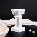 Elegant white Nordic Roman column pedestal for desktop decoration and photography props - Small (6.8x3.3cm) / White