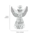 Detailansicht der Engel-Glasfigur aus Kristall mit Höhen- und Breitenabmessungen - Kristall Engel