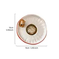 Vista superior de bandeja de resina con forma de hongo, ardilla 3D y marcas de 15cm - Champiñón con Ardilla / 15cm